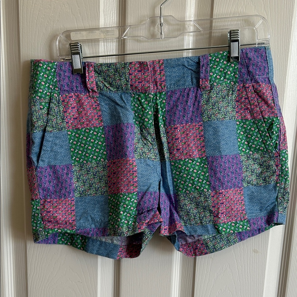 Vineyard Vines Colorful Patchwork Women's Shorts